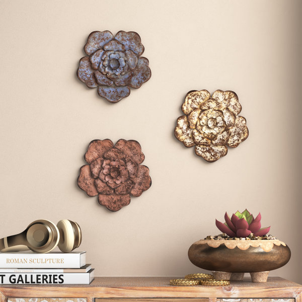 Mistana™ Teen Metal Flowers Wall Décor & Reviews Wayfair
